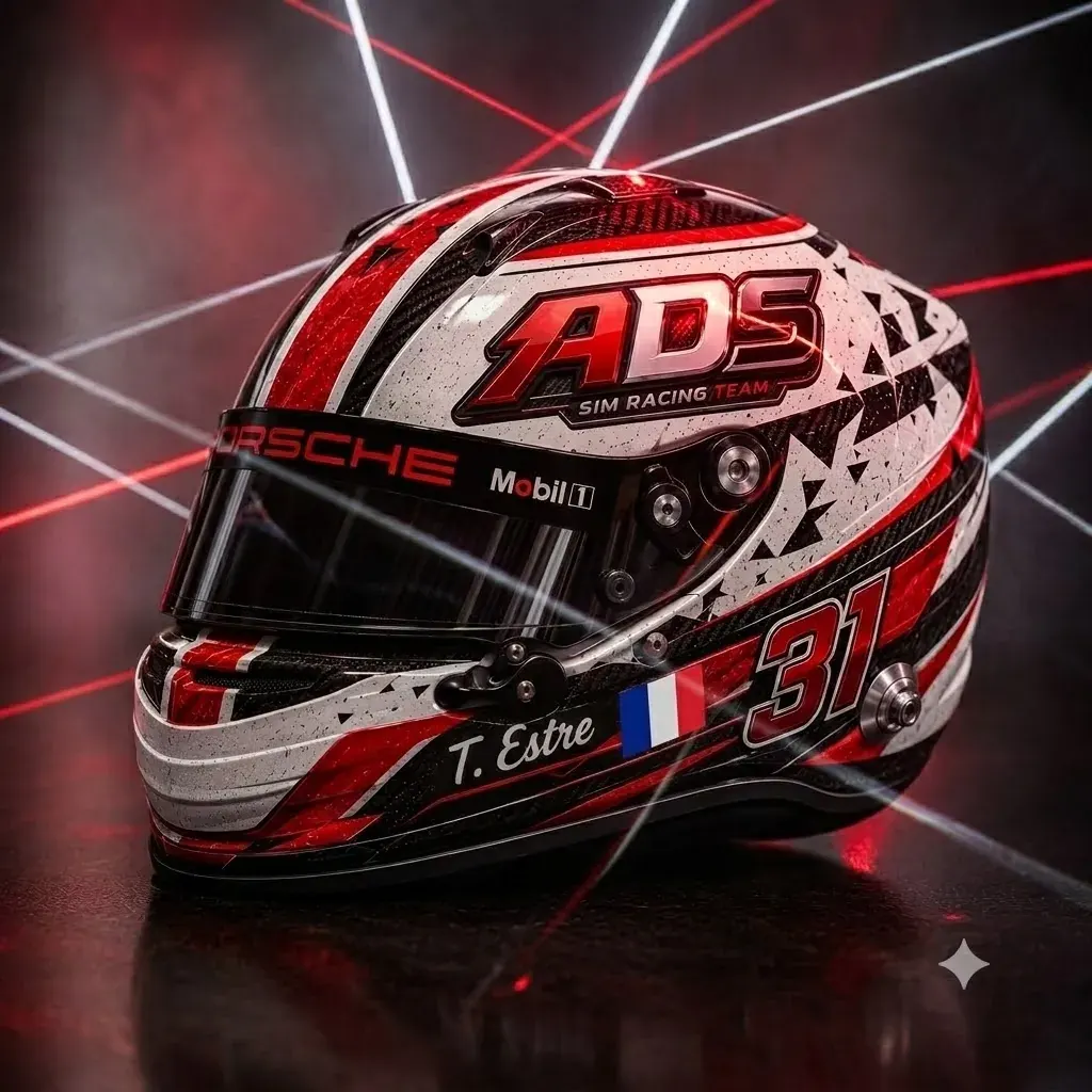Casque de T. Estre