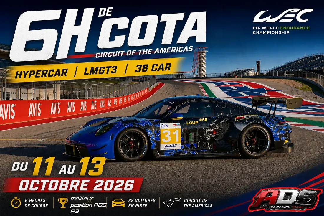 Affiche 6H COTA