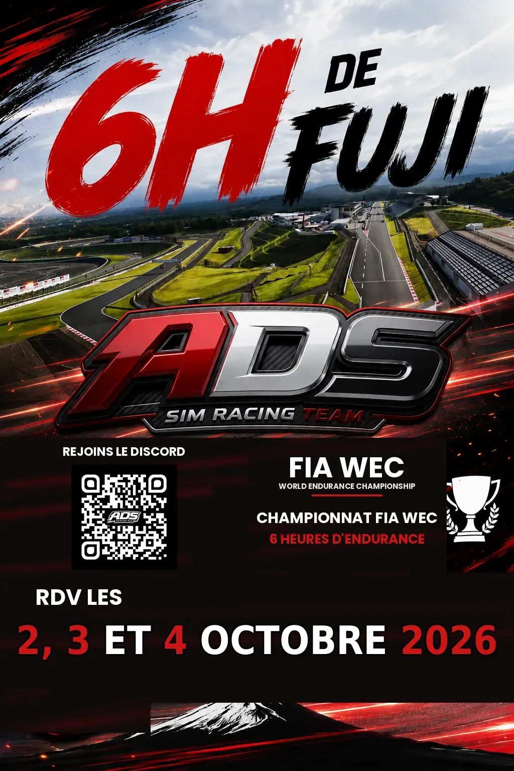 Affiche 6H Fuji